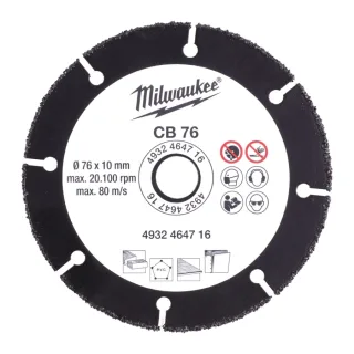 Milwaukee - HM-Trennscheibe 76 mm - 4932464716