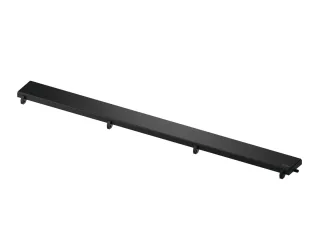 Tece drainline Designrost "steel" Edelstahl schwarz matt beschichtet für Duschrinne, 800 mm, 600885 600885
