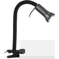 Brilliant Schreibtischlampe Brilliant Klemmleuchte Flex 52 x 6,2 cm E14, max., Ohne Leuchtmittel, Nicht dimmbar ohne Bewegungsmelder