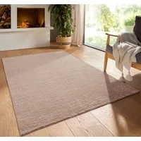TaraCarpet Teppich TaraCarpet Homestyle 399 Vintage, rechteckig, Höhe: 10 mm, Vintage hoch-tief weich waschbar beige 50x80