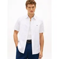 Tommy Hilfiger Kurzarmhemd LINEN BLEND SOLID