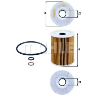 Mahle ?lfilter Chevrolet Opel OX355/3D 2,0