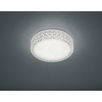 Reality Leuchten LED Deckenleuchte Pegasus, LED fest integriert, Warmweiß, LED Deckenlampe, LED Wandleuchte mit Starlight Effekt