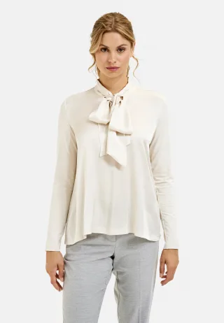 Milano Italy - Longsleeve with bow tie scarft - Gr. - XXL