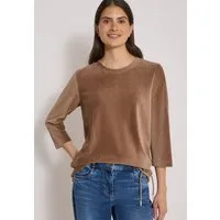 CECIL 3/4-Arm-Shirt mit Tunnelzug am Saum