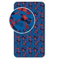 Spiderman Spannbettlaken Spider Man Spannbettlaken Größe: 90 x 200 cm 100 % Baumwolle, Baumwolle, Gummizug: an den Ecken, (1 Stück), Gummizug
