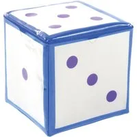 EDUPLAY Spiel Schaumstoff-Würfel mit Taschen, 15,5 x 15,5 cm, 15,5 x 15,5 cm