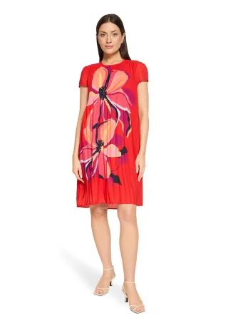 Betty Barclay - Plisseekleid Red/Pink - Gr. - 44