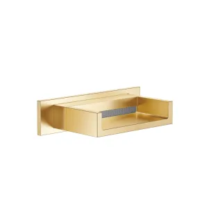 Dornbracht WATER FALL Schwallauslauf für Wandmontage SERIENNEUTRAL 13420979 Gold gebürstet (PVD),134 13420979-37