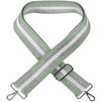 EAZY CASE Schulterriemen Schultergurte für Taschen gemustert Breite Gürteltasche DIY Riemchen Taschenband Umhängetasche Mint Grün