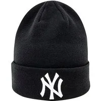 New Era Strickmütze NEW YORK YANKEES unifarbene Optik, sportlicher Stil, aus Polyacryl, One Size