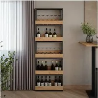 Vicco Weinregal Repose, Goldkraft Eiche/Anthrazit, 60 x 180 cm, 1-tlg.
