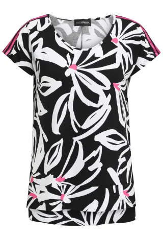 Doris Streich - Shirt schwarz/weiß - Gr. - 54