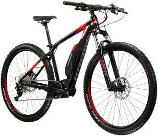 Kross "E-MTB Level Boost 1.0 504 29 Zoll schwarz" 10 Gang Shimano DEORE M6000 Schaltwerk Kettenschaltung Mittelmotor 250 W Pedelec, Elektrofahrrad für Damen und Herren, MTB