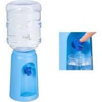 relaxdays Getränkespender Wasserspender mit Tank, blau