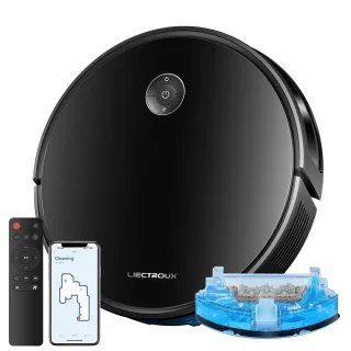 [EU Direct]LIECTROUX C7 Robot Vacuum Cleaner and Wet Mop Combo,Smart Mapping,WiFi App And Remote Control,6Kpa Suction,Br
