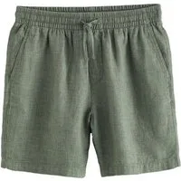 Next Shorts Shorts mit Tunnelzugbund aus schwerem Leinenstoff (1-tlg)