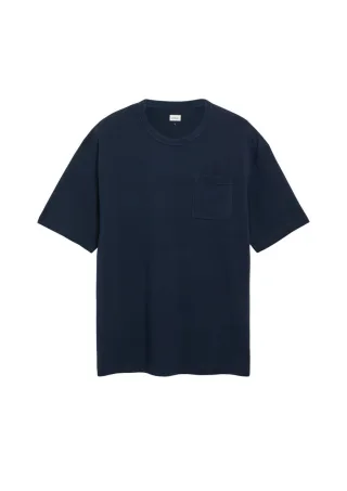 s.Oliver Red Label - T-Shirt mit Brusttasche blau - Gr. - S