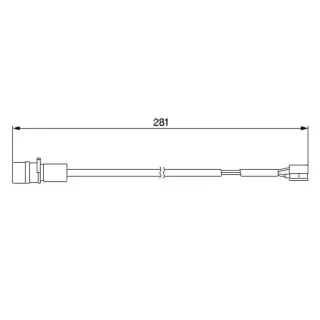 Bosch Warnkontakt f?r Bremsbel?ge Porsche 911 944