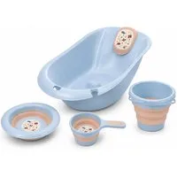 Boncuks Home Babybadewanne Baby Badewanne Set mit Zubehör 60cm-Kompakt