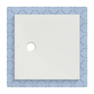Geberit CleanFloor30 Duschfläche 551002001 bodeneben, mit Dichtvlies, 80 x 80 cm, weiß / matt