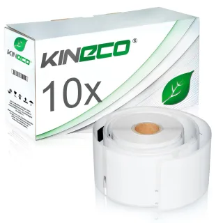 10 Etiketten für Dymo 99015 S0722440 54x70mm