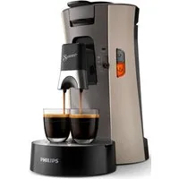 Philips Senseo Kaffeepadmaschine Select CSA240/30, mit drei Kaffee-Einstellungen, aus 21% rec. Plastik, Memo-Funktion