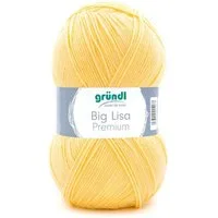 Gründl Big Lisa Premium Häkelwolle, Strickgarn, 250g Häkelwolle, 665,00 m (Wolle zum Stricken und Häkeln, Strickgarn, Handstrickgarn, Strickwolle), Großknäuel