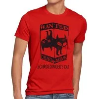 style3 T-Shirt Wanted Schroedingers Katze big sheldon bang cooper cat theory top