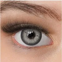 Charmiga Jahreslinsen Farbige Kontaktlinsen grau, Farblinsen ohne Stärke, Luxury Gray, Beauty
