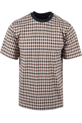 Aquascutum Ikonisches T-Shirt Navy