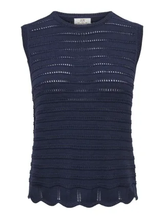 JDY - Strickoberteil - JDYTANJA blau - Gr. - M