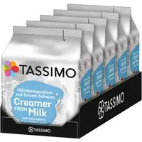 TASSIMO Kaffee Kapseln Milchkomposition T Discs 5 x 16 Milchkapseln Milchschaum, (Packung, 5er Pack)