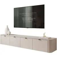 Lookway TV-Schrank CELESTE TV-Hängeschrank mit LED-Beleuchtung (mit LED Beleuchtung) Breite: 200 cm