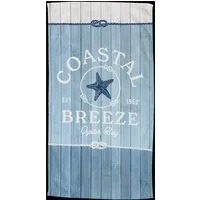 good morning Strandtuch Breeze, Velours (Packung, 1-St), Mikrofaser, Velours, Strandtuch, saugfähig, leicht, 100x180