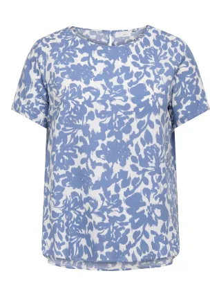 ONLY CARMAKOMA - CARVICO LIFE S/S TOP VIS WVN - Gr. - 46