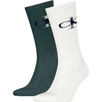 Calvin Klein Jeans Socken CKJ MEN SOCK 2P MONOGRAM (2-Paar, 2 Paar) mit verstärkter Ferse, komfortable Frotteesohle