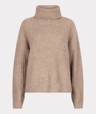 Esqualo - Strickpullover beige - Gr. - S