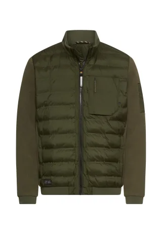 camel active - Blouson im Stepp-Fleece-Mix forest green - Gr. - 60