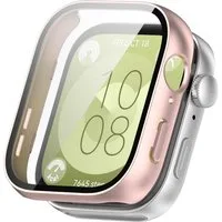 MSM Smartwatch-Hülle Hülle für Huawei Watch Fit 3 Schutzglas Display Panzerfolie Full 9H