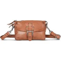 Cas8 Umhängetasche DANY – Praktische Lederhandtasche mit mehreren Fächern