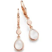 Firetti Paar Ohrhänger Schmuck Geschenk Silber 925 Ohrschmuck Patentbrisur Tropfen Perlmutt, mit Perlmutt