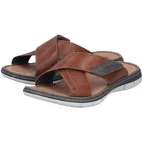 Rieker Pantolette Sommerschuh, Strandschuh, Urlaubsschuh mit weicher Innensohle