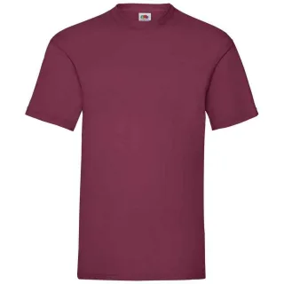 Fruit of the Loom - "Valueweight" T-Shirt für Herren (Burgunderrot)