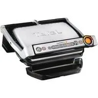 OptiGrill+ GC712D34, Kontaktgrill silber/schwarz, 2.000 Watt