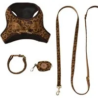 vertbaudet Tier-Halsband Set aus Geschirr, Leine und Halsband für Hunde