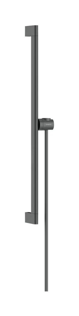 Hansgrohe Brausestange Unica S Puro 650mm mit Easy Slider Brushed Black Chrome,24402340 24402340