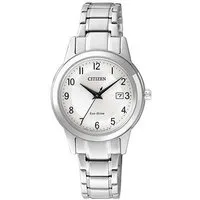 Citizen Solaruhr FE1081-59B, Armbanduhr, Damenuhr, Edelstahlarmband, Datum