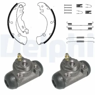 Delphi Bremsbacken vormontiert hinten Fiat Brava Bravo Marea