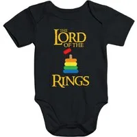 MoonWorks Body Baby Body the Lord of the Rings kurzarm Bio-Baumwolle Aufdruck